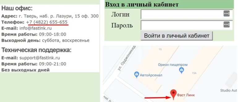 Фаст Линк личный кабинет