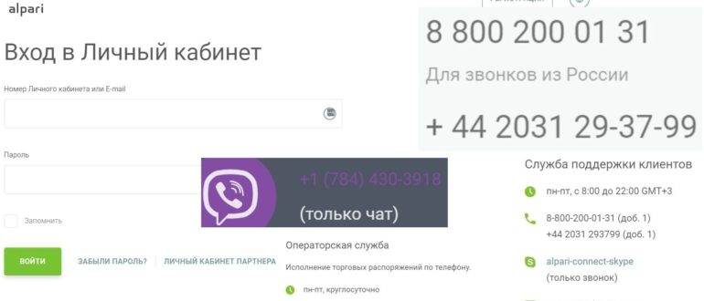 Альпари личный кабинет