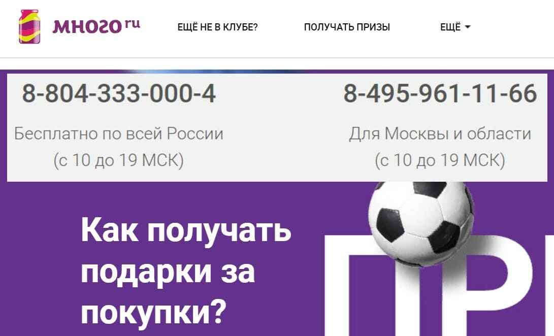 Много Ру личный кабинет